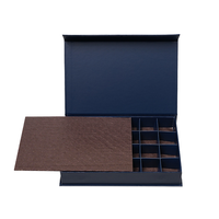 Emballage cadeau de bonbon au chocolat de luxe pour la Saint-Valentin Emballage de tiroir réutilisable avec logo personnalisé Insert de séparateur en carton rigide