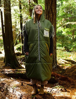 Sac de couchage réversible 3 en 1 en synthétique, forme humaine, 3 saisons