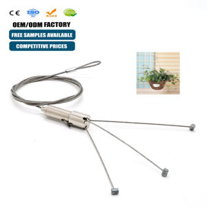 Kits de fil suspendu à <span class=keywords><strong>trois</strong></span> pieds pour <span class=keywords><strong>suspension</strong></span> pneumatique <span class=keywords><strong>Suspension</strong></span> de câble attrayante avec caractéristiques de levage léger - Product Image 1