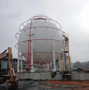 Donye asme/gb/आईएसओ उच्च गुणवत्ता वाले q345r lpg भंडारण गोलाकार टैंक ऑन-साइट स्थापना - Product Image 1