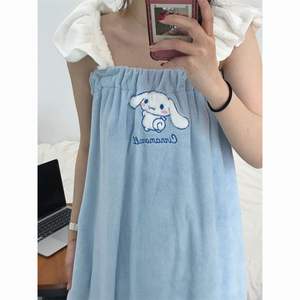 سانريو حقيقي حزام العزاء تنورة حمام للنساء الأميرة الرياح الصيف ربطة حمام سميكة ماصة منشفة حمام - Product Image 4