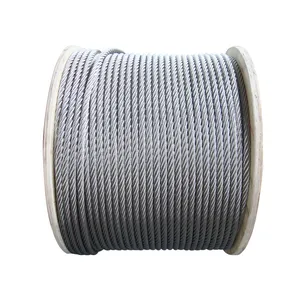 Factory Price 1x7 7x7 7x19 Steel Wire 1mm 2mm 304 316 Stainless Steel Wire Rope