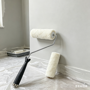 Rullo per Pittura in Pelle di Pecora Naturale OEM, Rullo in Lana Australiana a Pelo Corto da 9 Pollici per Utensili di Pittura - Product Image 2