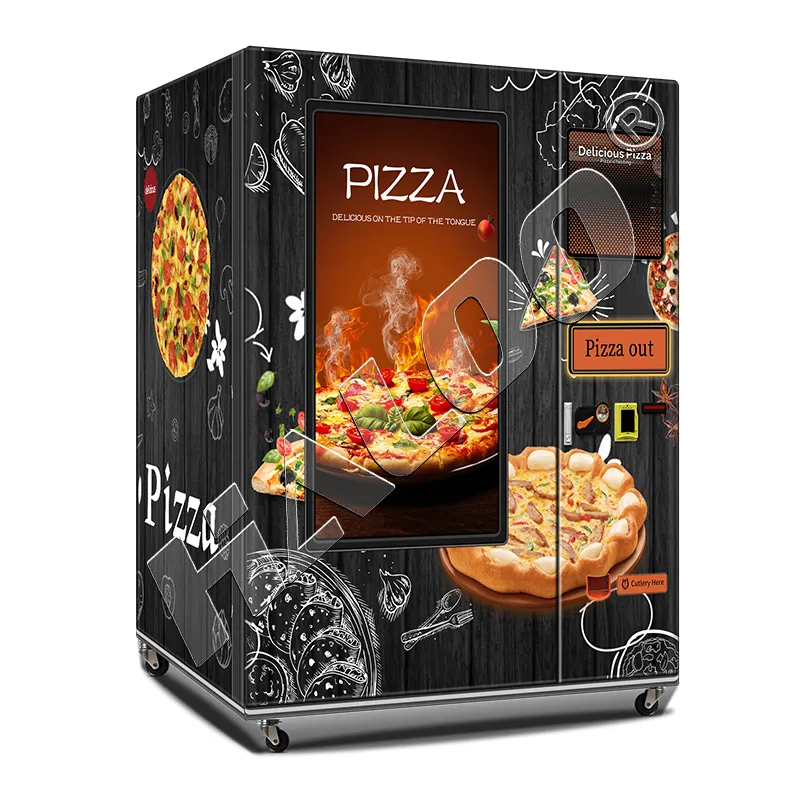 Distributeur automatique de pizza Let Box avec système de cuisson et de chauffage