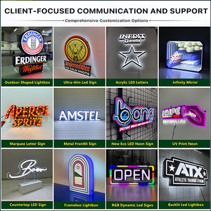 Khói cửa hàng Neon Logo signage Acrylic LED Sign <span class=keywords><strong>Infinity</strong></span> gương Neon dấu hiệu - Product Image 6