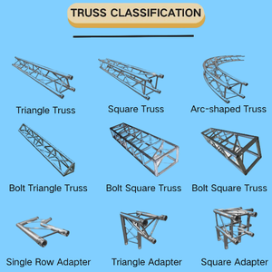 Nhôm sân khấu trusses cho DJ Booth LED di chuyển đầu ánh sáng giàn đứng hệ thống để bán - Product Image 5