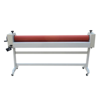 QK-1600D manuel 160cm, machine de laminage à froid de film de plastifieuse électrique thermique à basse température pour papier autocollant de film