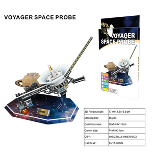 Rompecabezas 3D de Papel con Temática Espacial, Modelo del Módulo <span class=keywords><strong>Lunar</strong></span> Apollo, Regalo Educativo para Niños, con EPS - Product Image 6