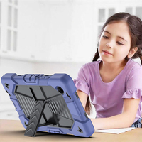 Étui de tablette en silicone robuste et résistant aux chutes pour Samsung Galaxy Tab A11 SM-X130 X133 X135 avec bandoulière