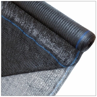 Zwarte HDPE schaduwdoek, weerbestendig, zonwerend gaas voor kas, achtertuin en patio.