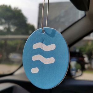 Désodorisant de voiture suspendu personnalisé en papier de coton, idéal pour les cadeaux promotionnels (vente en gros) - Product Image 1