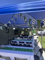 Chemin de table Football et Rugby pour fêtes d'anniversaire, décoration de cuisine et salle à manger, décoration d'intérieur, thème garçon, automne, catégorie de produits