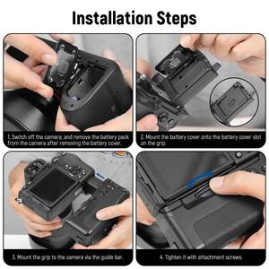 Poignée de batterie verticale <span class=keywords><strong>NEEWER</strong></span> de remplacement pour VG-C4EM, compatible avec les appareils photo A7R V, A7R IV, A9 II, A7 IV, A7S III, A1, BG A7IV - Product Image 5