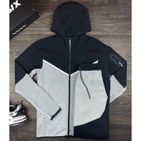 Ensemble Sportif Décontracté Homme, Survêtement Homme à Capuche Zippée, Impression Personnalisée OEM