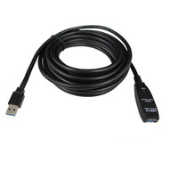 Cable de Extensión USB 3.0 Activo de Alta Velocidad, Macho/Hembra, Trenzado, 5M-30M, con Indicador IC, para Transferencia de Datos
