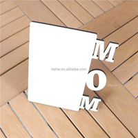 MDFSUB ODM/OEM Cadre photo Mdf vierge à sublimation pour la fête des mères 15x18cm