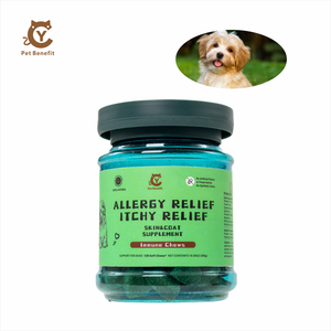 Masticables para la <span class=keywords><strong>alergia</strong></span> canina <span class=keywords><strong>de</strong></span> Factory Dog, con extracto <span class=keywords><strong>de</strong></span> Neem, para aliviar la picazón, refuerzo inmunológico, salud <span class=keywords><strong>de</strong></span> la piel y el pelaje, cuidado óptimo para la salud <span class=keywords><strong>de</strong></span> <span class=keywords><strong>las</strong></span> mascotas - Product Image 1