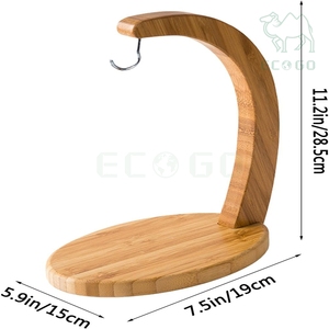 Comptoir Bambou <span class=keywords><strong>Banane</strong></span> Cintre Stand Fruits Frais Raisin Présentoir <span class=keywords><strong>Banane</strong></span> Titulaire avec Crochet - Product Image 2