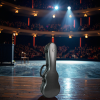 LOGO personnalisé d'usine OEM étui rigide pour guitare acoustique sacs de guitare PRS sac à dos portable pour violon avec sangles