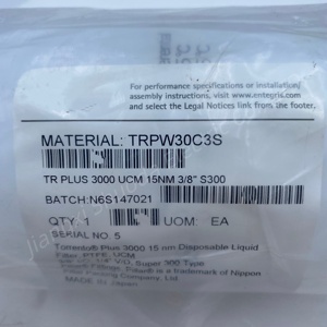 Ente-gris TRPW30C3S ฟิลเตอร์ ชิ้นส่วนกระบวนการผลิตเซมิคอนดักเตอร์ของแท้ - Product Image 1