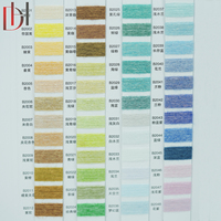 Dihong 18NM Core-spun Double Twist Yarn Polyester Biomimetic Short Fiber Textured Dyed Crochet Fancy Yarn Model DHSX057 Good