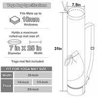 Sac de sport portable pour exercice de fitness danse Pilates Yoga et autres sports mode dame Style Polyester transporter sac multifonction