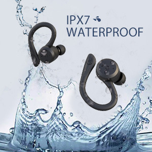 หูฟังบลูทูธกันน้ำ IPX7 รุ่นอัพเกรด สำหรับออกกำลังกาย แบบ TWS หูฟังไร้สายแท้ - Product Image 6