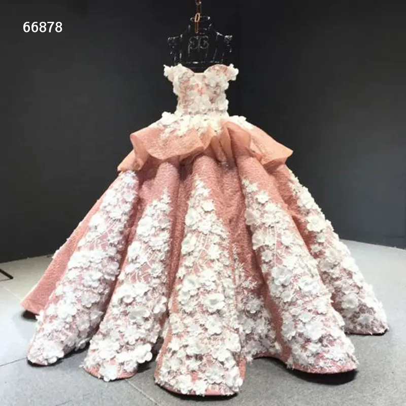Jancember RSM66878 luxury pink elegant sleeveless prom sequin crystal India evening dress