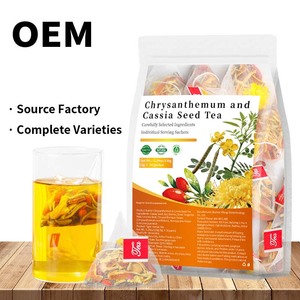 Tisane de protection hépatique aux herbes : Chrysanthème, graines de Cassia, baies de Goji, confort oculaire – Sachet de thé aux matières premières mélangées - Product Image 5