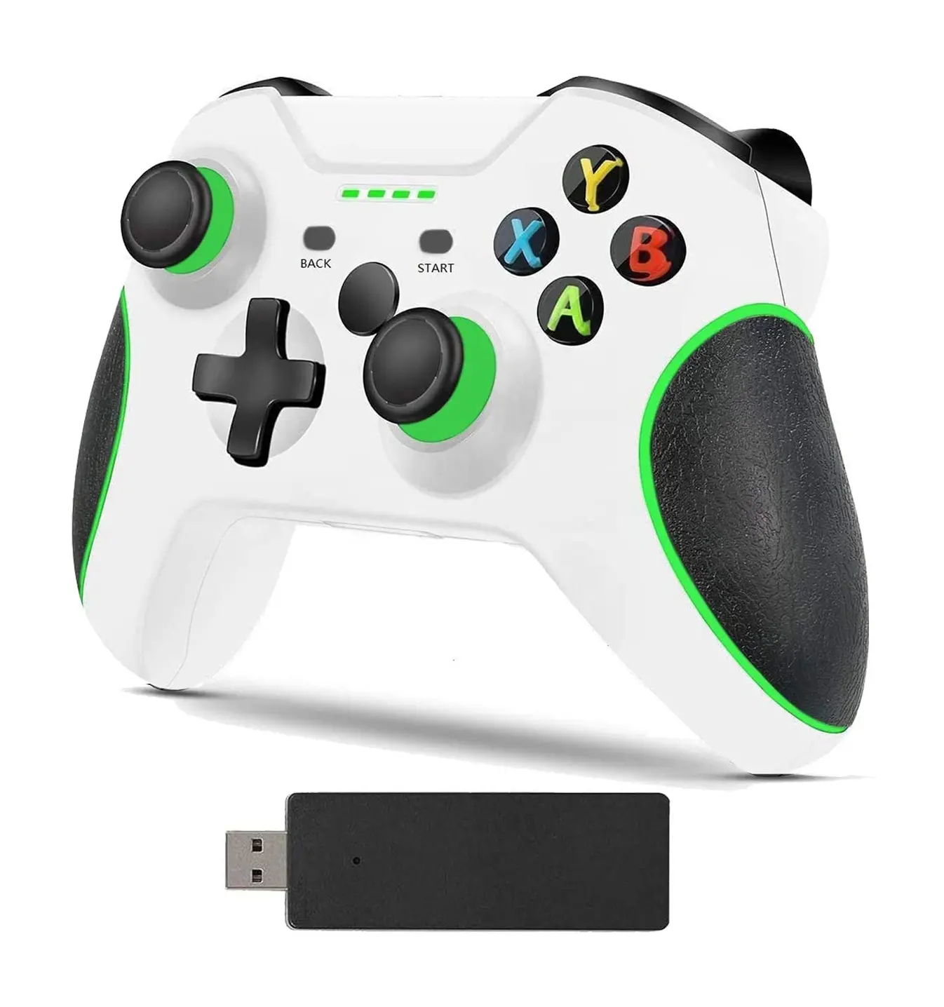 फैक्टरी मूल्य Xbox 360 Xbox एक वायरलेस नियंत्रक के साथ संगत एक/एक एस/एक X और पीसी के साथ बनाया-में दोहरी कंपन