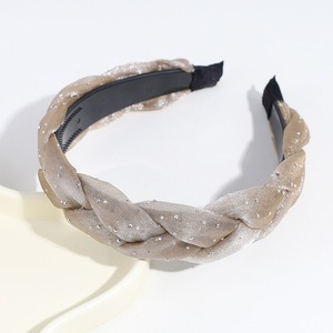 Fascia estiva traspirante Versatile in rete antiscivolo <span class=keywords><strong>moda</strong></span> <span class=keywords><strong>accessori</strong></span> per capelli lucidi nuovo prodotto all'ingrosso - Product Image 4