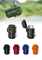 Briquet électronique coupe-vent en gros avec verrouillage, recharge USB, pour cigares, fêtes, camping et bougies