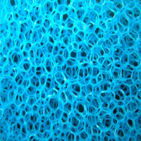 Éponge de mousse de filtre de polyuréthane réticulé à cellules ouvertes de couleur noire de 30 PPI pour filtre à air