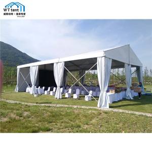 12x20m 12x25m 12x30m cadre noir tente de mariage auvent rétractable équipement de location de mariage personnalisé <span class=keywords><strong>barnum</strong></span> glamping tente luxe - Product Image 4