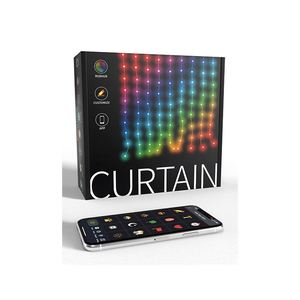 ไฟประดับม่าน LED RGB 400 ดวง ขนาด 3ม.*3ม. ไฟม่าน LED อัจฉริยะ พร้อมสาย USB สำหรับตกแต่งงานแต่งงานและคริสต์มาส มาตรฐานกันน้ำ IP65 - Product Image 1