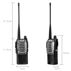 UV-8D Professionnel Double Bande <span class=keywords><strong>PTT</strong></span> Clé Bidirectionnelle pour Talkie-Walkie Émetteur FM Longue Portée 0-5km IPx4 Résistant à l'Eau 5W de Puissance - Product Image 6