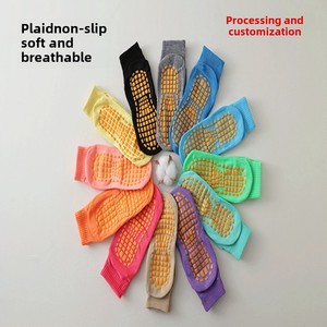 Calzini Antiscivolo da Pavimento all'Ingrosso, Calzini Alti da Trampolino per Bambini e Adulti, per Yoga e Aree Gioco, Educazione Precoce - Product Image 2