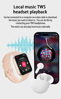 Nouvelle montre connectée P51 pour femme avec caméra, enregistrement, musique locale 256 Mo, réponse aux appels, montre connectée sport pour homme, universelle iOS Android
