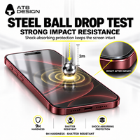 Protection d'écran de confidentialité AR en verre trempé pour iPhone 18 17 16 15 Pro Max, HD transparente, anti-reflet, couverture intégrale