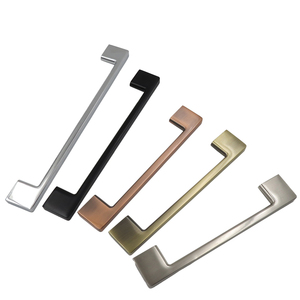 Euro Style Aluminium Material Cabinet Handle for Bedroom Cupboard Kitchen Cabinet Dresser <strong>Door</strong> Drawer Pulls Handles <strong>Knobs</strong> - Product Image 2