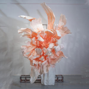 Düğün Dekorasyonu için Şampanya Dev Kağıt Çiçekler Düğün Kağıt Çiçekleri Sahne Malzemeleri Büyük Ölçekli Yapay Çiçekler - Product Image 1