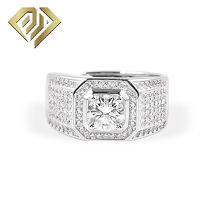 Anello da uomo in argento Sterling 925 da 1ct tendenze della moda per ragazzi - Product Image 2