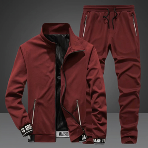 Pakistani Supplier Made Waterproof Polyester Solid Lightweight Tracksuit Premium Quality Men Windproof Jogging Track Suit <b>Set</b> - Product Image 4