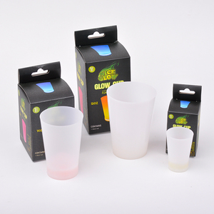6 Vasos de PVC Luminosos de 1.5/7/12oz con Efecto Intermitente, Color Personalizado para <span class=keywords><strong>Bar</strong></span>, Discoteca, Fiestas - Shimmer Star - Product Image 1