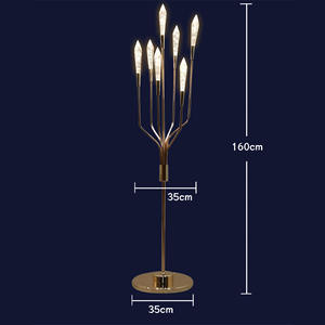 Basit narin düğün galvanik ışık yol kurşun inci düğün salonu dekorasyon sahne düğün olay - Product Image 5