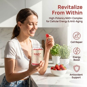 Gomitas de NAD+ de Marca Blanca OEM para Mujeres, 1000mg, NR, Resveratrol, Quercetina, Salud Celular, Energía, Vitalidad, Sin Azúcar, Etiqueta Privada - Product Image 2