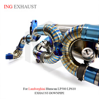 ING pour Lamborghini LP580 610 titane 2014 + Huracan 5.2 V10 LP580-2 LP610-4 alliage de titane Catback soupape d'échappement interrupteur de soupape