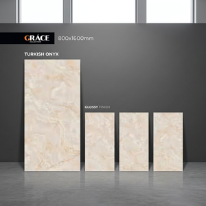 Wholesale Glossy Greys 800x1600mm Glazed Porcelain Marble Floor Wall Tiles - Product Image 3