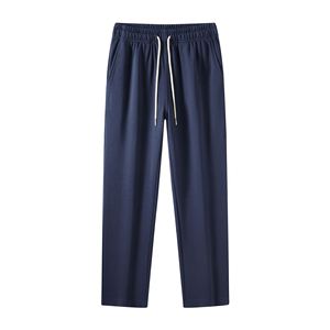 Nuovi <span class=keywords><strong>Pantaloni</strong></span> Casual da <span class=keywords><strong>Uomo</strong></span> in Maglia di Cotone, Leggermente a Gamba Dritta, Vestibilità Comoda, <span class=keywords><strong>Pantaloni</strong></span> Sportivi da <span class=keywords><strong>Uomo</strong></span> Taglie Forti - Product Image 5