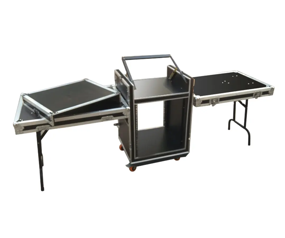SgaierサイドテーブルDjテーブル引き出し付きフライトケースアルミニウムフライトケース米国一般ツールボックスアルミニウムツールボックスオプション24時間